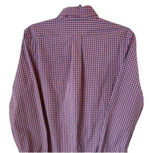 Vineyard Vines Slim Fit Tucker Shirt Mens XS‎ Check Pink Blue Button Up - Picture 4 of 7